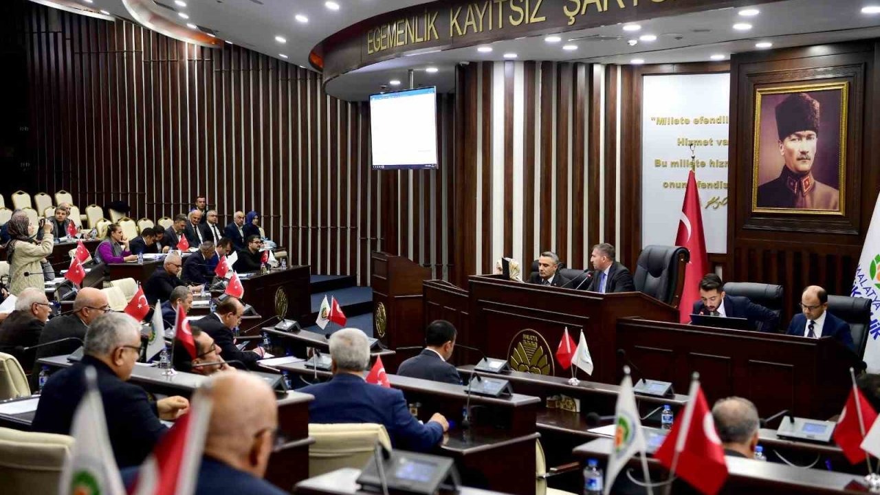 Malatya Büyükşehir Belediye Meclisi Kasım 2’inci birleşimi yapıldı