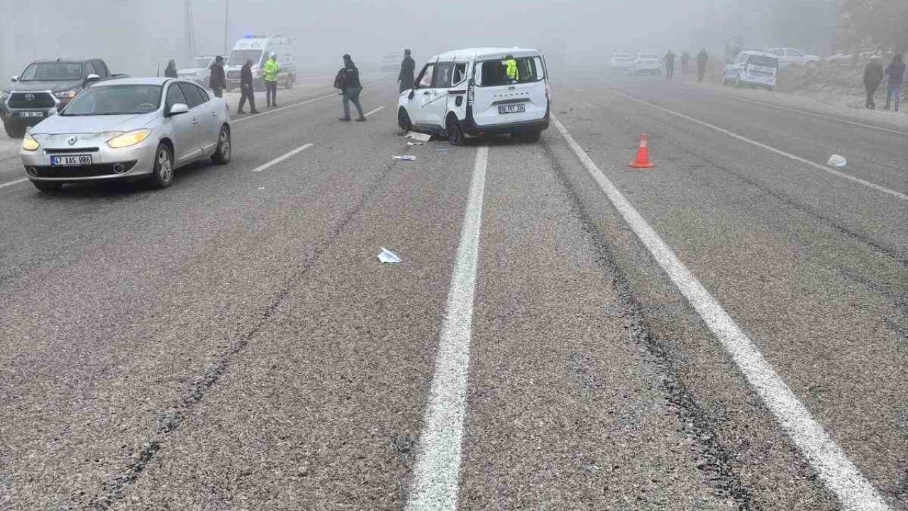 Malatya’da otomobil ile hafif ticari araç çarpıştı: 1 yaralı