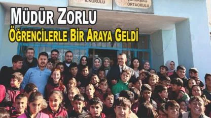 Müdür Zorlu Çukurbağ Okulunu Ziyaret Etti