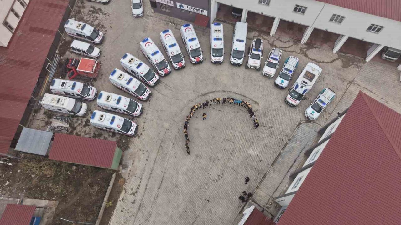 Muş’ta 112 ekipleri zorlu kış şartlarına hazır