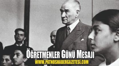 Öğretmenler Günü Mesajı