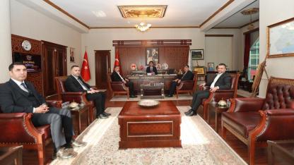 Okul Müdürlerinden Kaymakam Karaloğlu'na Ziyaret