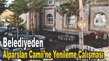 Patnos Alparslan Camii Çevresinde Düzenleme Çalışmaları Tamamlandı