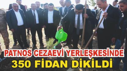 Patnos Ceza İnfaz Kurumları Yerleşkesinde 11 Kasım Milli Ağaçlandırma Günü Etkinliği