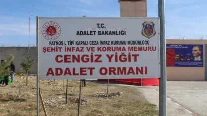 Patnos Cezaevi Yerleşkesinde Fidan Dİkim Etkinliği