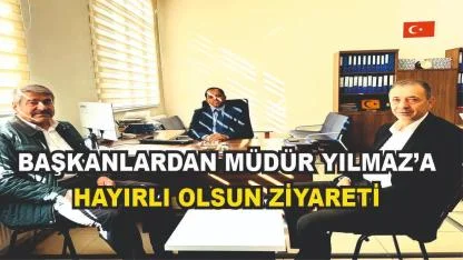 Patnos İŞKUR Müdürlüğü'ne Atanan Bülent Yılmaz'a Ziyaretler Devam Ediyor