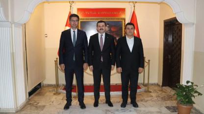 Patnos ve Erciş Kaymakamlarından Tutak Kaymakamına Ziyaret