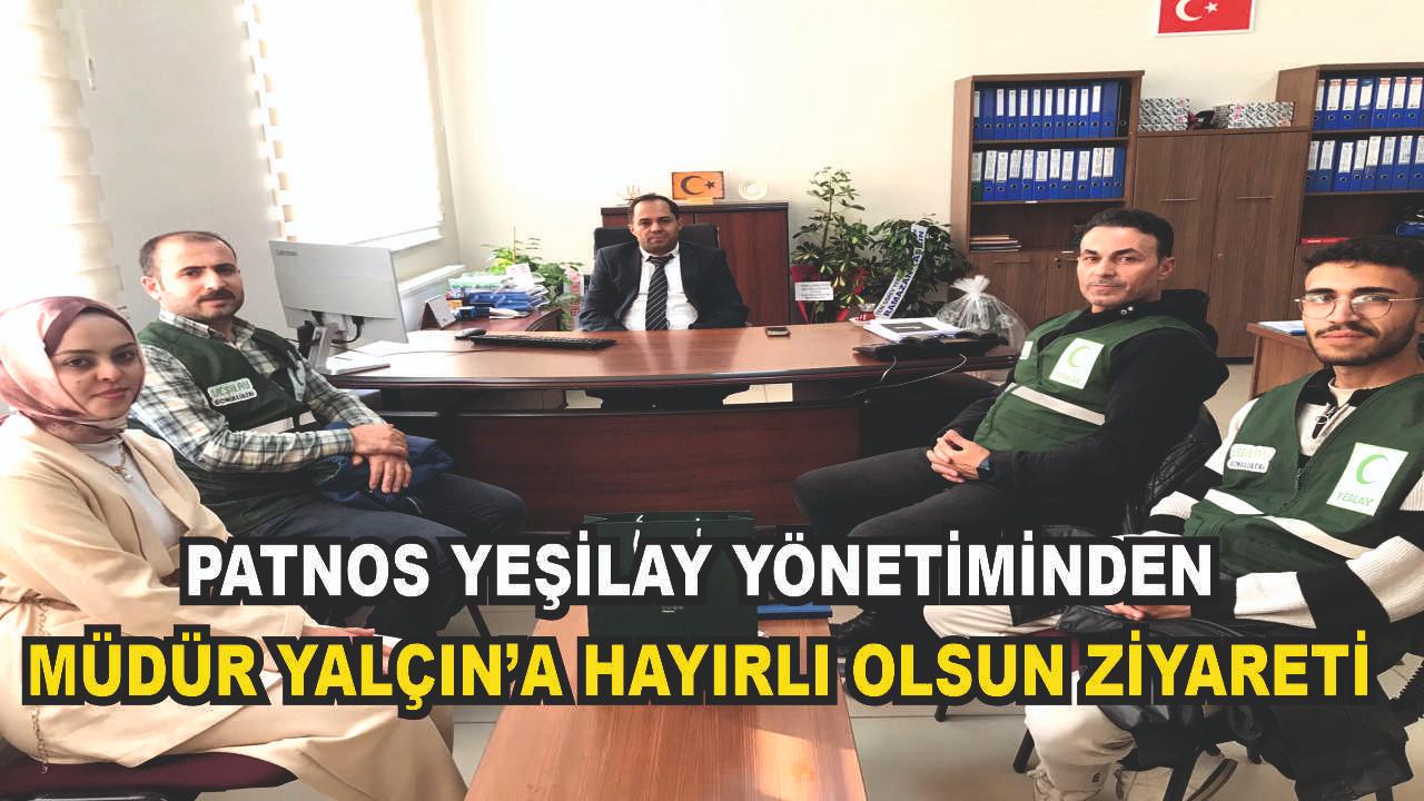 Patnos Yeşilay Yönetimi&#039;nden Patnos İŞKUR Müdürü&#039;ne Ziyaret