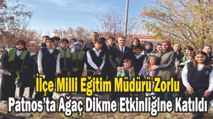 Patnos’ta 11 Kasım Milli Ağaçlandırma Günü Coşkuyla Kutlandı