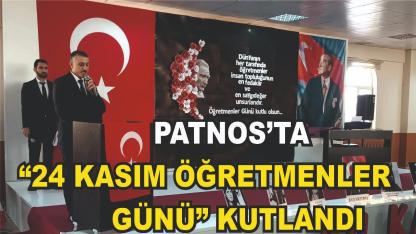 Patnos'ta 24 Kasım Öğretmenler Günü Etkinliği