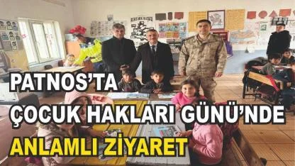 Patnos'ta Çocuk Hakları Günü Unutulmadı