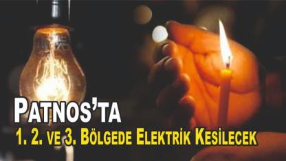 Patnos’ta Elektrik Kesintisi Takvimi Açıklandı