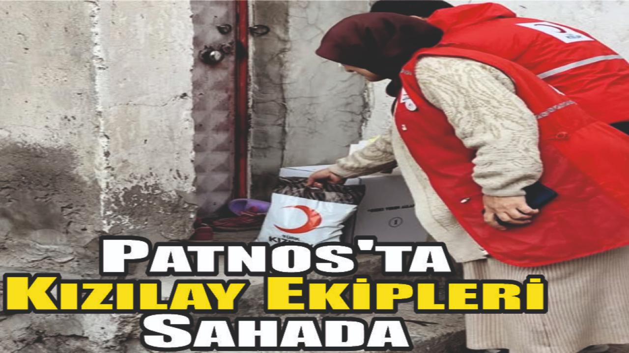 Patnos&#039;ta Kızılay Ekipleri Sahada