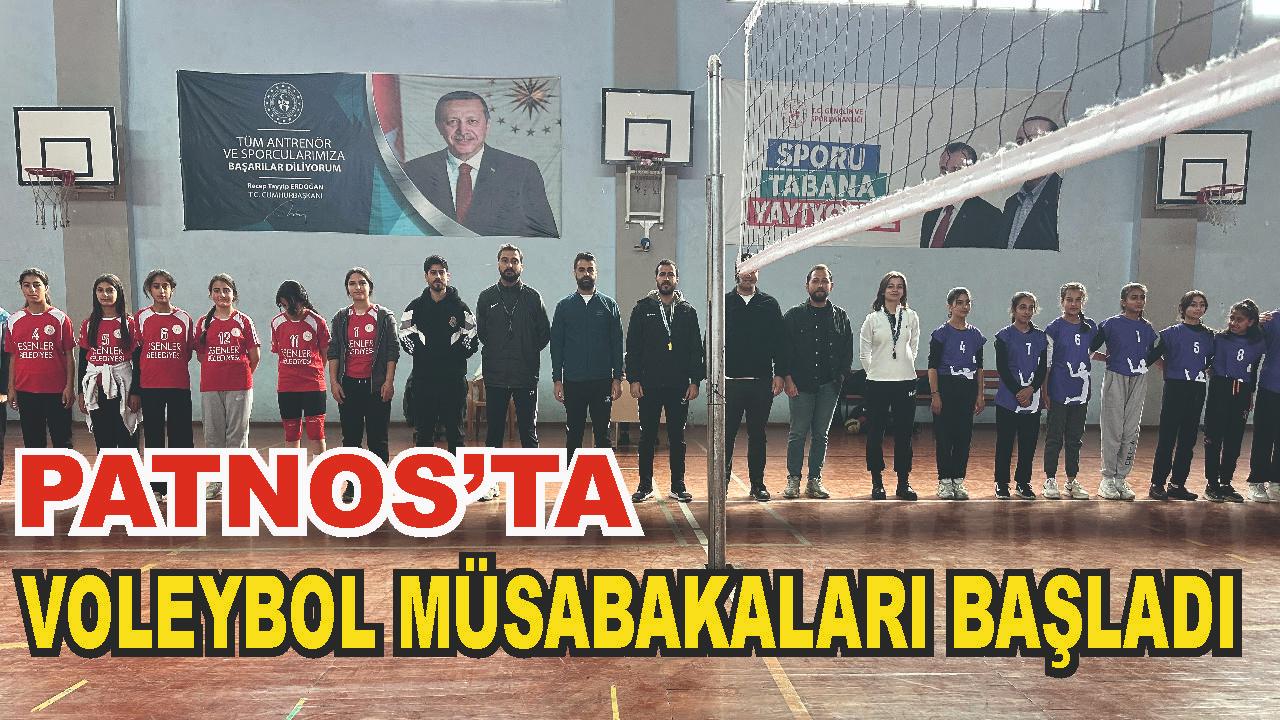 Patnos&#039;ta Okul Sporları Müsabakaları Başladı