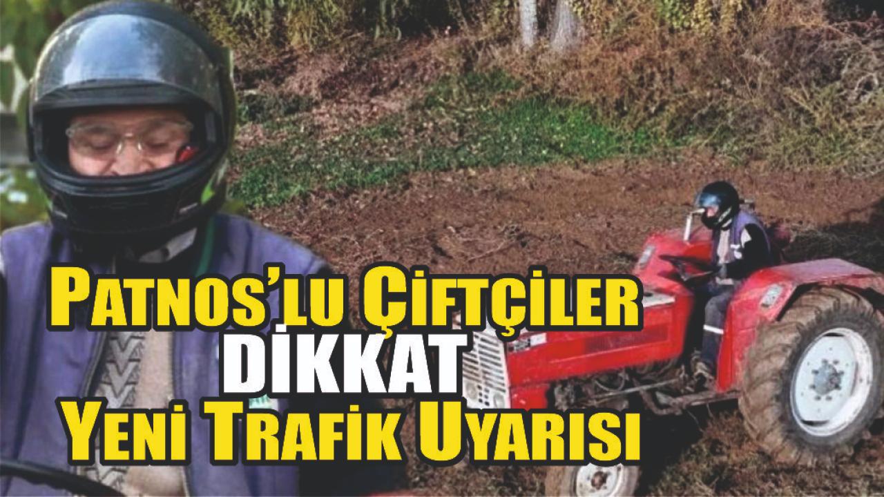 Patnos’ta Traktörle Trafiğe Çıkacaklara Yeni Kural