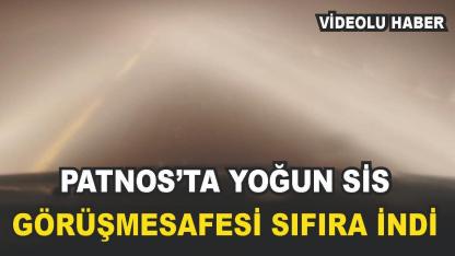 Patnos'ta Yoğun Sis Hayatı Olumsuz Etkiliyor (Videolu Haber)