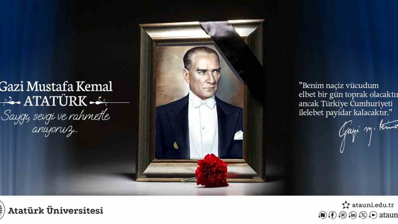 Rektör Hacımüftüoğlu’nun 10 Kasım Atatürk’ü anma günü mesajı