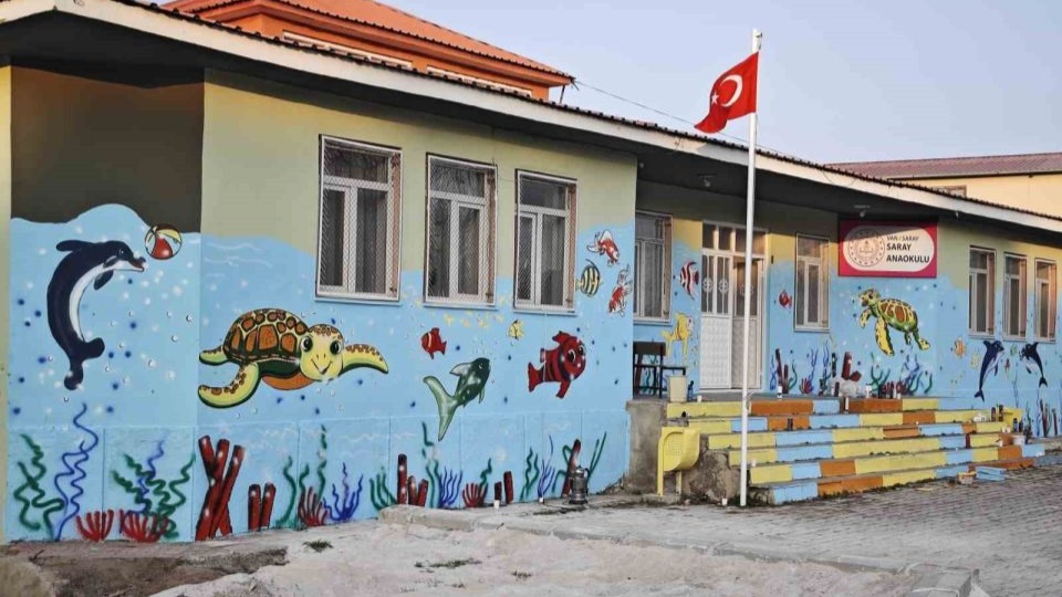 Van Güzel Sanatlar Lisesinden anaokuluna renkli dokunuş