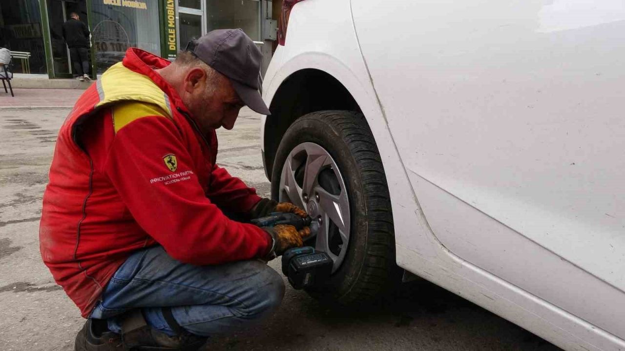 Van&#039;da Kış lastiği yoğunluğu