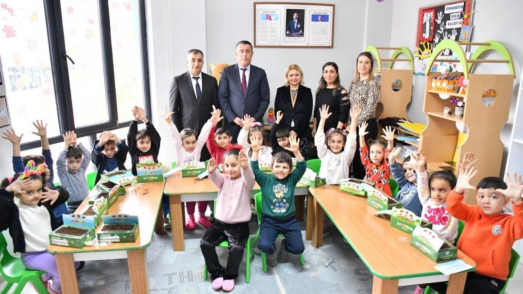 Yeşilyurt’ta çocuklar tarım sevgisi ile büyüyor