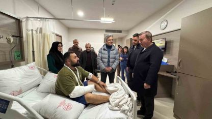 Erzincan Valisi Hamza Aydoğdu,dan hastalara moral ziyareti