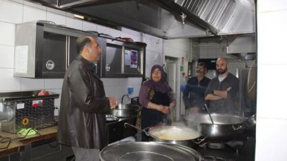 Iğdır’da pansiyon ziyaretinde koruyucu ekipman tartışması