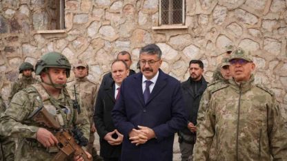 Aktütün Karakolu’na üst düzey ziyaret