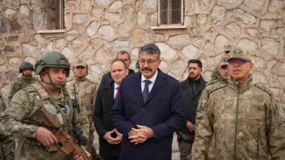 Aktütün Karakolu’na üst düzey ziyaret