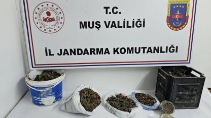 Jandarma Muş’ta uyuşturucu operasyonu gerçekleştirdi
