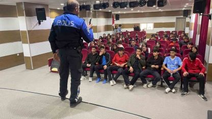 Öğrencilere polislik mesleği anlatıldı