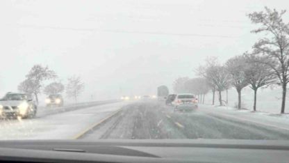 Bitlis Tatvan’da kar yağışı
