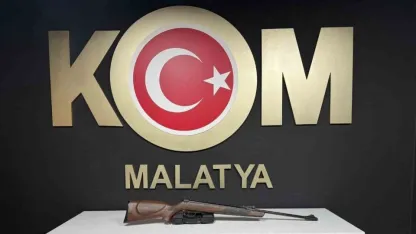 Malatya’da ruhsatsız silah operasyonu: 2 gözaltı