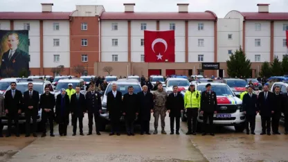 Erzincan’da güvenlik güçlerine 122 yeni araç teslim edildi