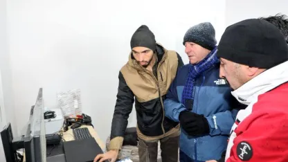 Kars Sarıkamış’ta suni karlama sistemleri test ediliyor