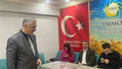 Erzurum'da ziraat mühendisleri seçim yaptı