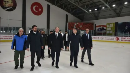 Erzurum GSİM buz  salonlarının çehresini değiştiriyor