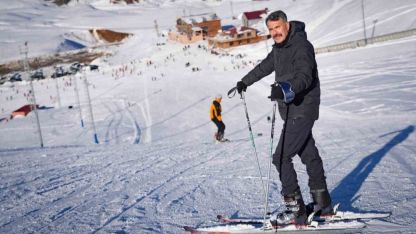 Mergabütan Kayak Merkezi’nde sezon açıldı