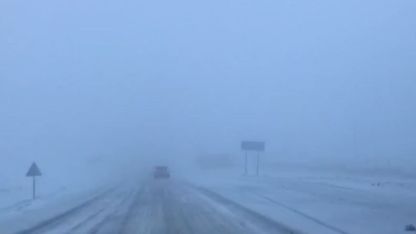 Ardahan’da kar yağışı ulaşımı aksattı