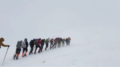 Artos Dağı’nda tipi ve fırtına: Dağcılar geri dönmek zorunda kaldı