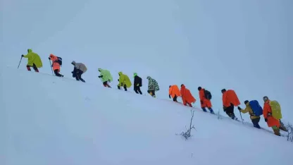 Van’da kar nedeniyle yol kapandı, rota Toprakkale’ye çevrildi