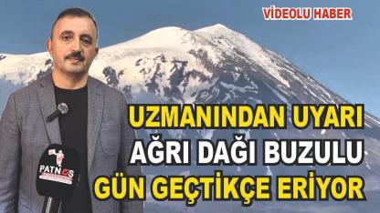Ağrı Dağı’nda buzul alanı her geçen yıl daralıyor (Videolu Haber)