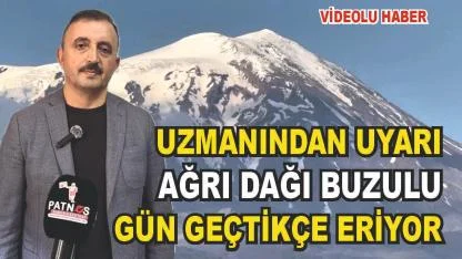 Ağrı Dağı’nda buzul alanı her geçen yıl daralıyor (Videolu Haber)
