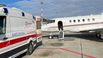 Ağrı’da doğan Naime bebek Elazığ’a sevk edildi