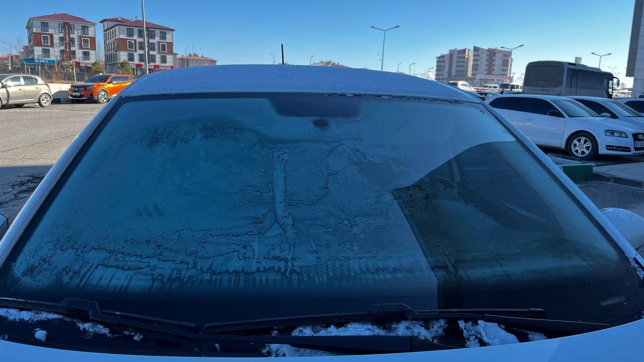 Ağrı’da termometreler eksi 7’yi gördü