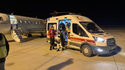 Ağrı’dan İstanbul’a Uçak Ambulansla Acil Sevk