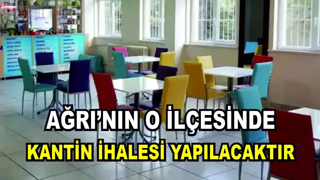 Ağrı&#039;nın O ilçesinde hastane kantini kiraya veriliyor
