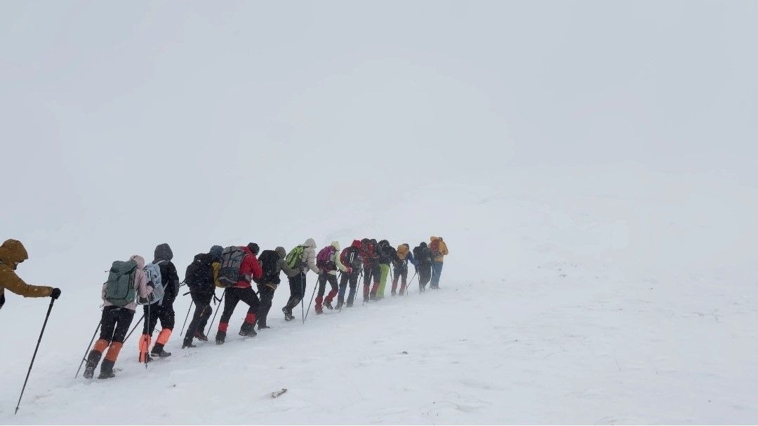 Artos Dağı’nda tipi ve fırtına: Dağcılar geri dönmek zorunda kaldı