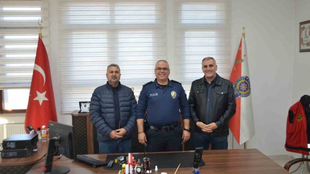 Bulanıklı gazetecilerden Emniyet Müdürü Arlı’ya ziyaret