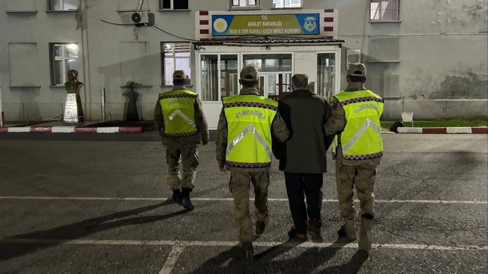 Çek suçundan aranan hükümlü Muş’ta yakalandı
