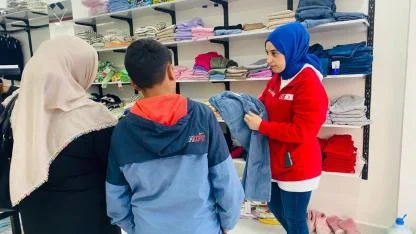 Doğubayazıt’ta Kızılay Butiği İhtiyaç Sahibi Ailelere Umut Oldu